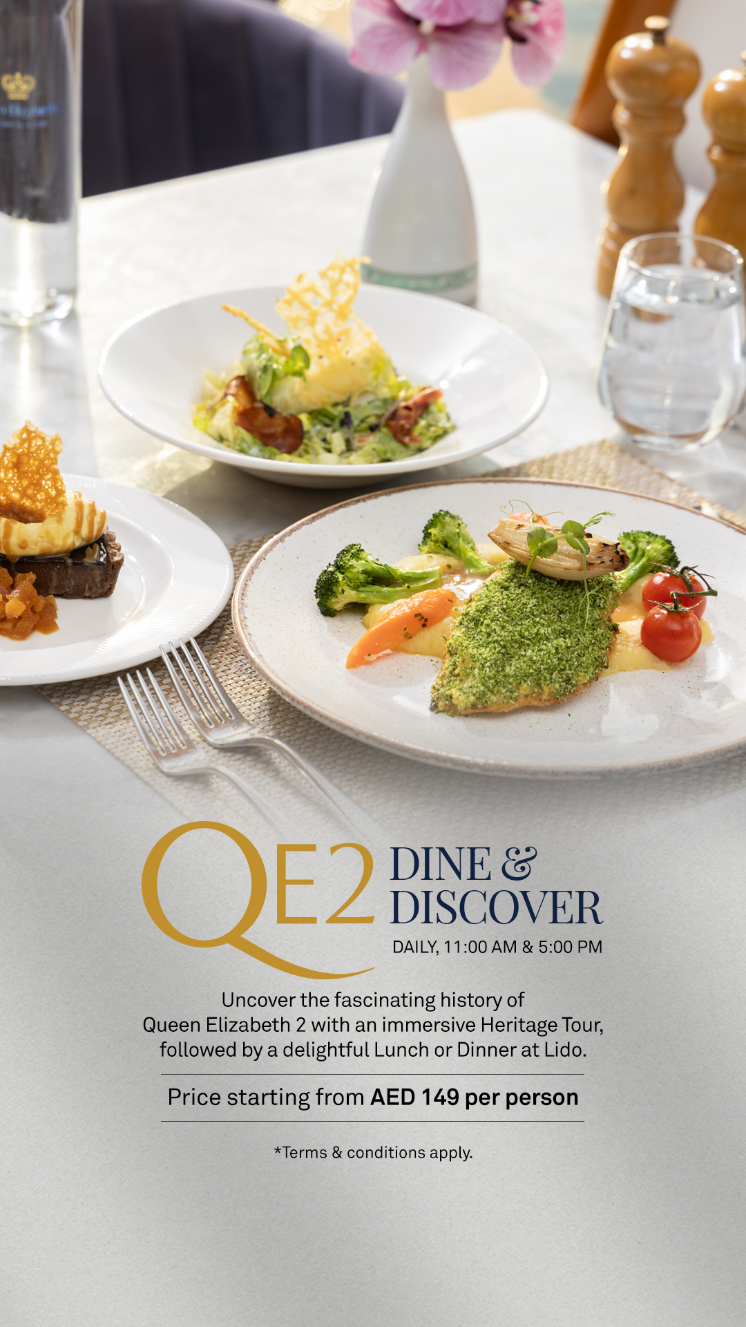 Qe2 Dine & Discover