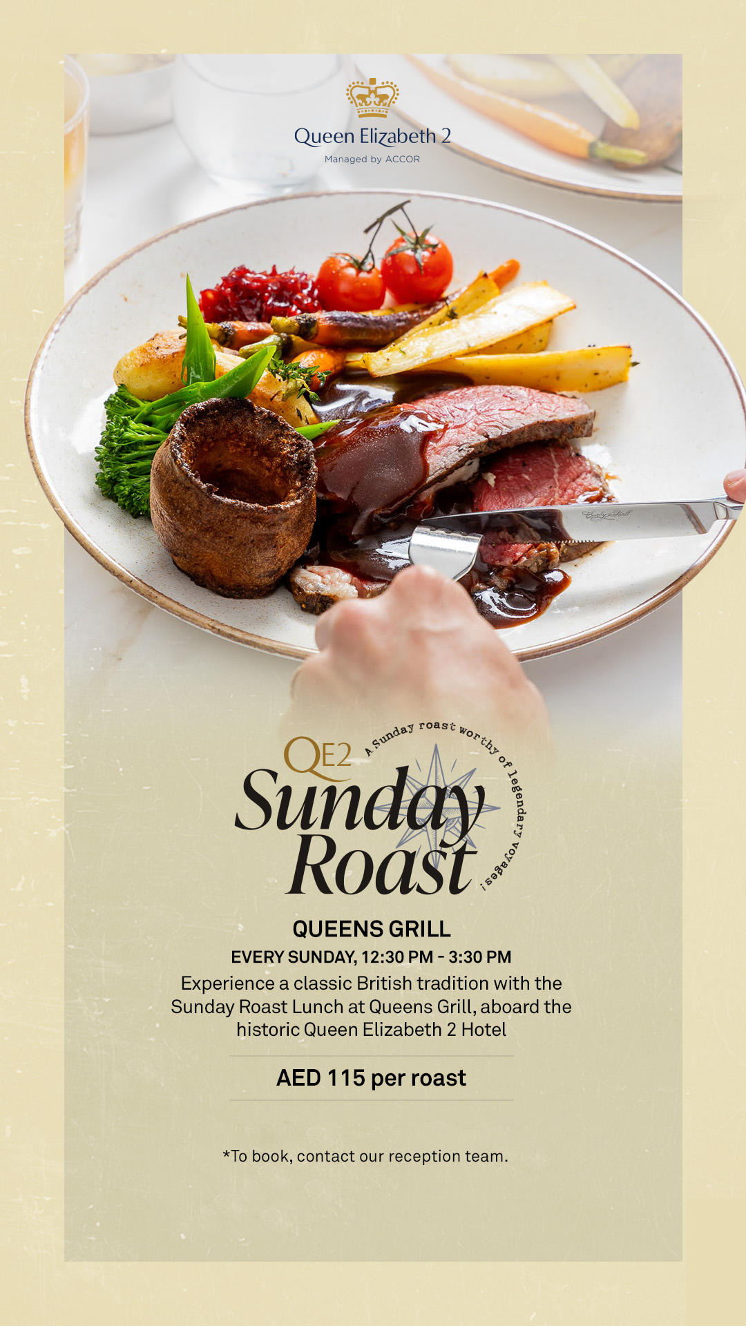 QE2 Sunday Roast
